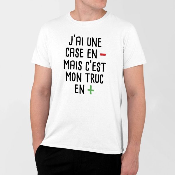 T-Shirt Homme J’ai une case en moins