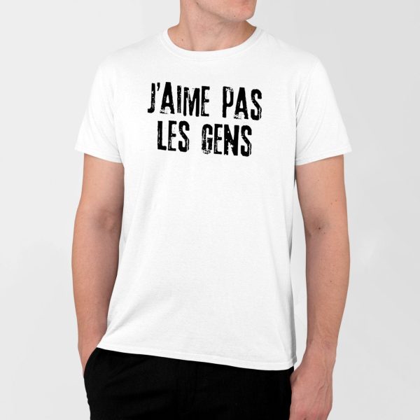 T-Shirt Homme J’aime pas les gens