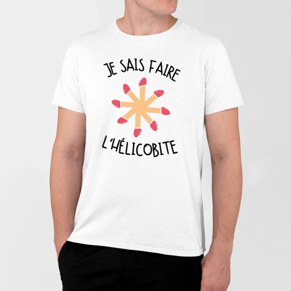 T-Shirt Homme Je sais faire l’helicobite