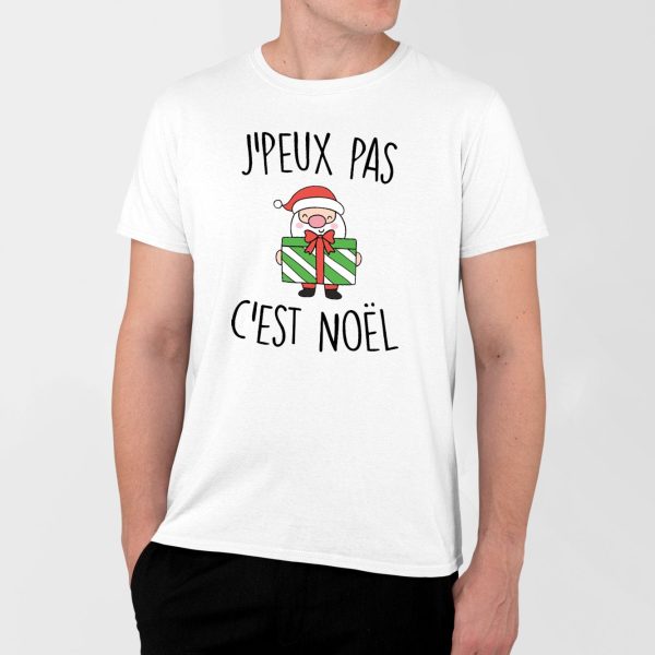 T-Shirt Homme J’peux pas c’est Noel