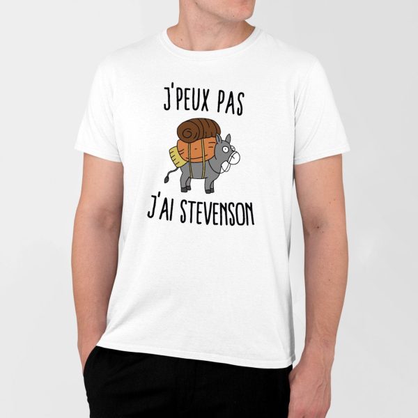 T-Shirt Homme J’peux pas j’ai Stevenson