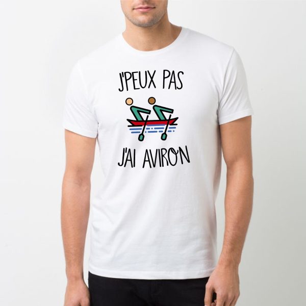 T-Shirt Homme J’peux pas j’ai aviron