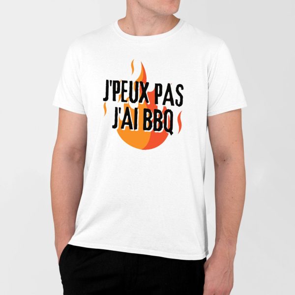 T-Shirt Homme J’peux pas j’ai barbecue