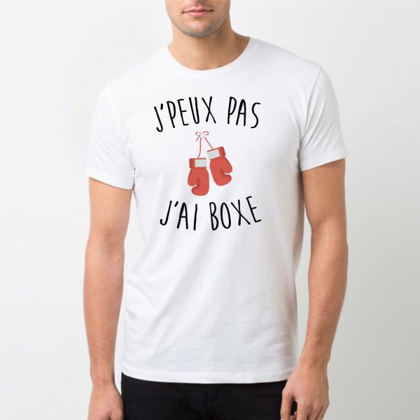 T-Shirt Homme J’peux pas j’ai boxe