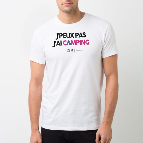 T-Shirt Homme J’peux pas j’ai camping