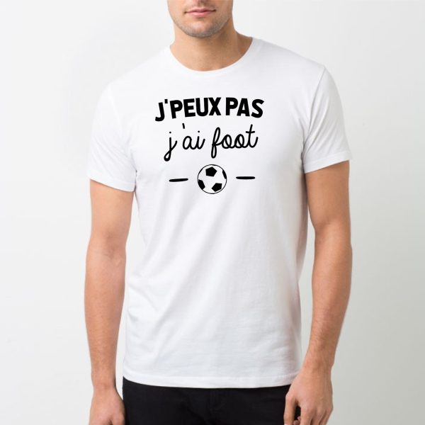 T-Shirt Homme J’peux pas j’ai foot