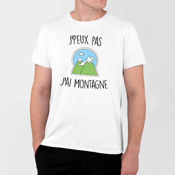 T-Shirt Homme J’peux pas j’ai montagne