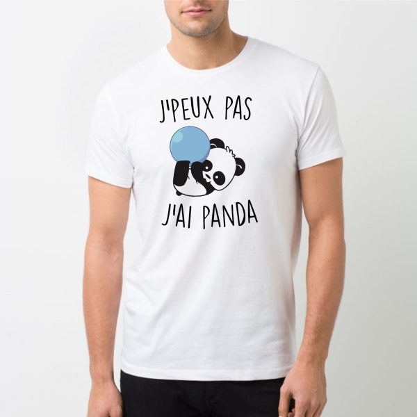 T-Shirt Homme J’peux pas j’ai panda