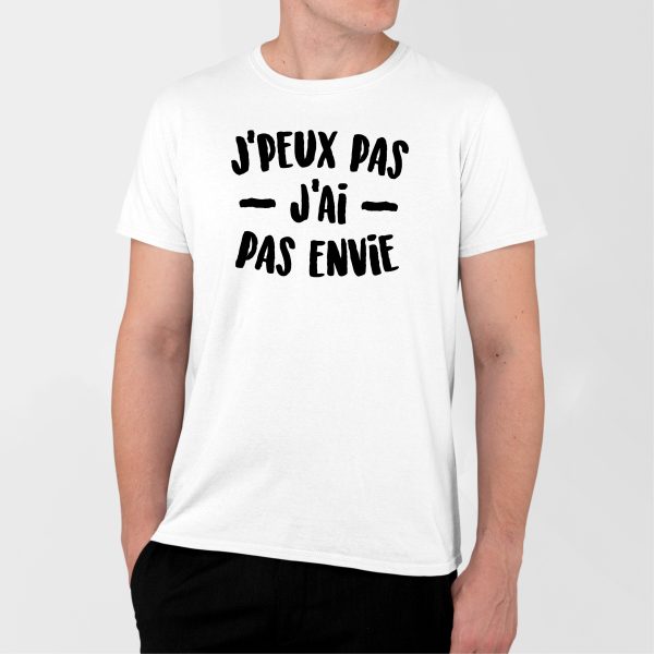 T-Shirt Homme J’peux pas j’ai pas envie