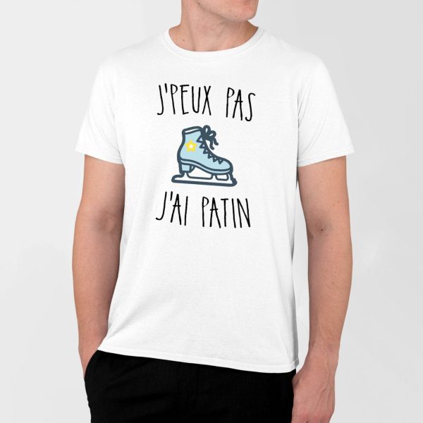 T-Shirt Homme J’peux pas j’ai patin