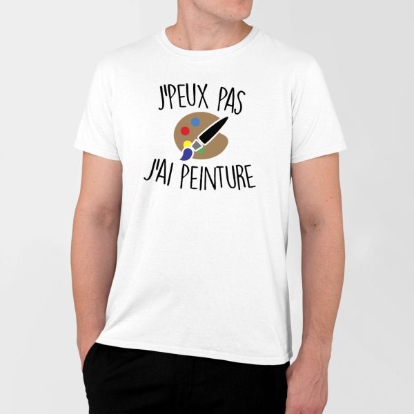 T-Shirt Homme J’peux pas j’ai peinture