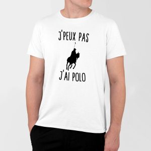T-Shirt Homme J&rsquo;peux pas j&rsquo;ai polo