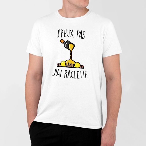 T-Shirt Homme J’peux pas j’ai raclette