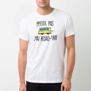 T-Shirt Homme J&rsquo;peux pas j&rsquo;ai road-trip