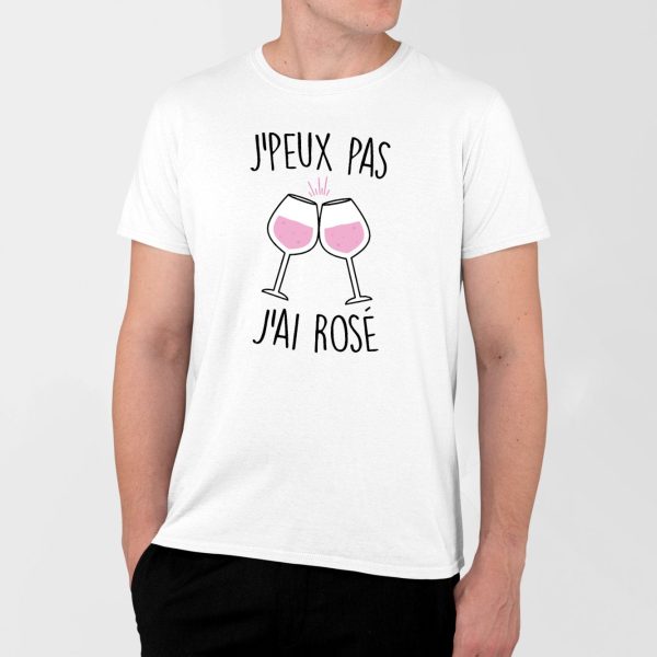 T-Shirt Homme J’peux pas j’ai rose