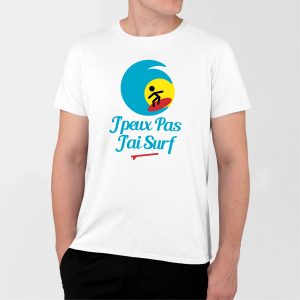 T-Shirt Homme J&rsquo;peux pas j&rsquo;ai surf