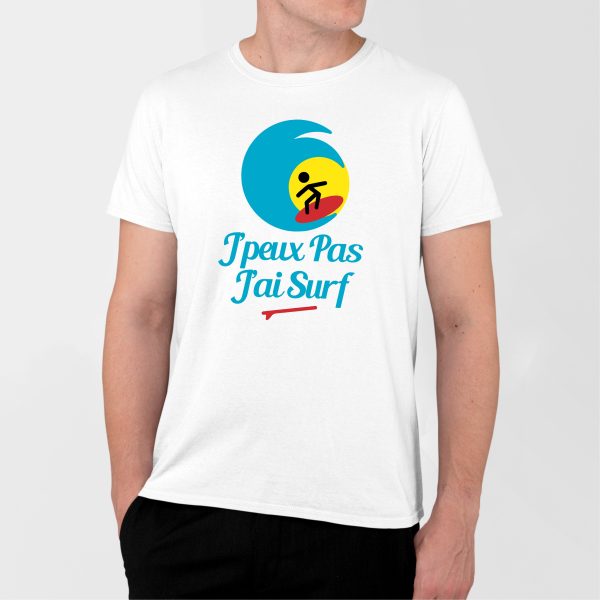 T-Shirt Homme J’peux pas j’ai surf