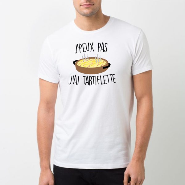 T-Shirt Homme J’peux pas j’ai tartiflette