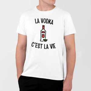 T-Shirt Homme La vodka c&rsquo;est la vie