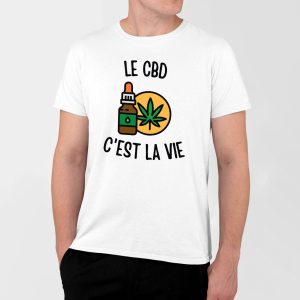 T-Shirt Homme Le CBD c’est la vie T-Shirt Homme Le CBD c’est la vie