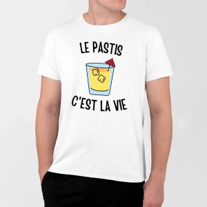 T-Shirt Homme Le pastis c&rsquo;est la vie