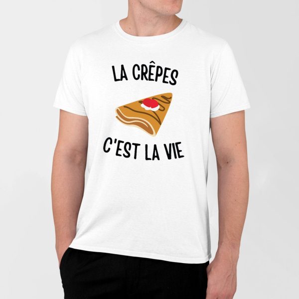 T-Shirt Homme Les crepes c’est la vie