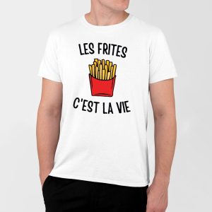 T-Shirt Homme Les frites c’est la vie T-Shirt Homme Les frites c’est la vie