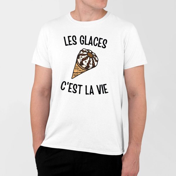 T-Shirt Homme Les glaces c’est la vie