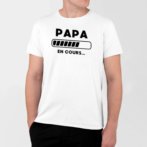 T-Shirt Homme Papa en cours