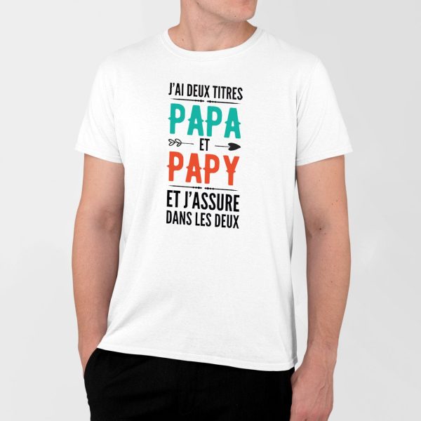 T-Shirt Homme Papa et papy