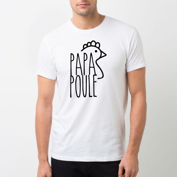 T-Shirt Homme Papa poule