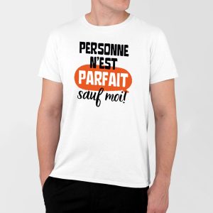 T-Shirt Homme Personne n&rsquo;est parfait