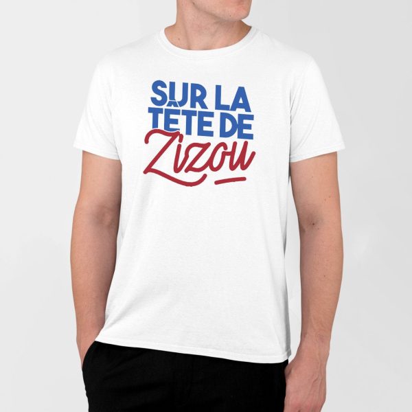 T-Shirt Homme Sur la tete de Zizou