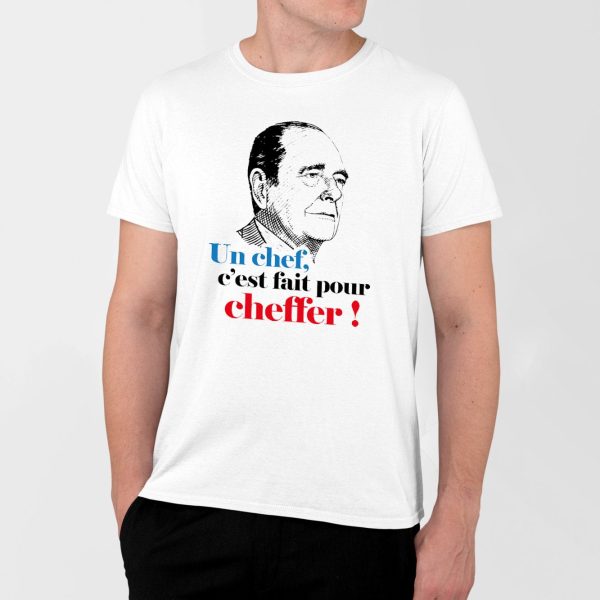 T-Shirt Homme Un chef c’est fait pour cheffer