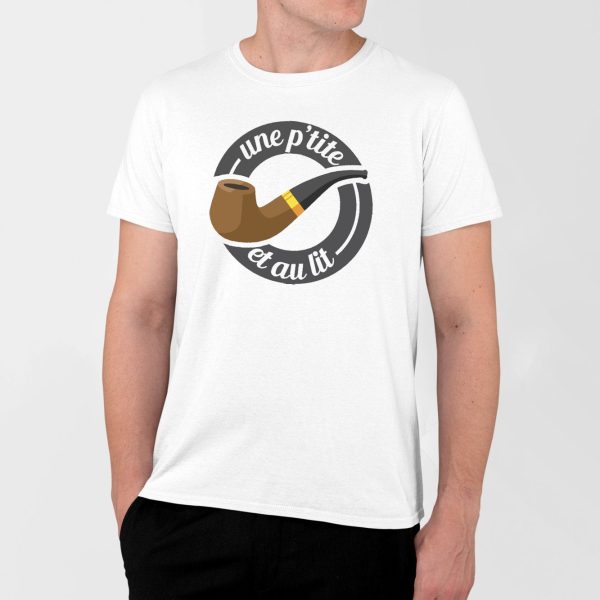 T-Shirt Homme Une petite pipe et au lit