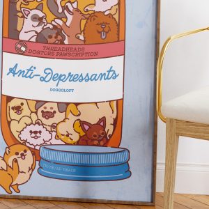 Anti-Depressants Dog Edition Art Print 2 Anti Depressants Dog Edition Art Print 3