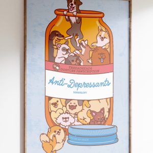 Anti-Depressants Dog Edition Art Print 3 Anti Depressants Dog Edition Art Print 4
