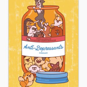 Anti-Depressants Dog Edition Art Print 5 Anti Depressants Dog Edition Art Print 6