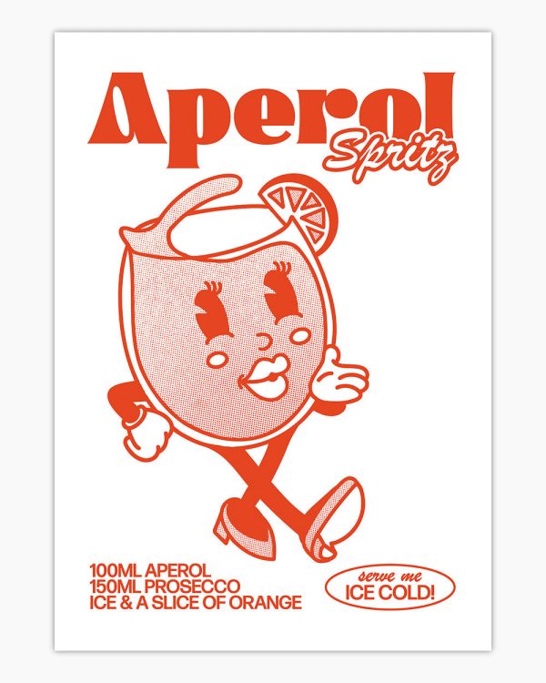 Aperol Spritz Art Print