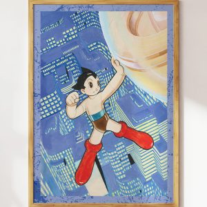 Astro Boy City Art Print Astro Boy City Art Print