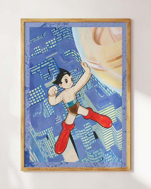 Astro Boy City Art Print