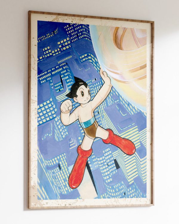 Astro Boy City Art Print