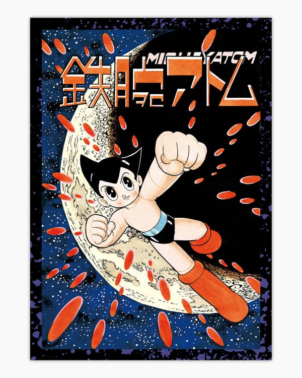 Astro Boy Space Attack Art Print