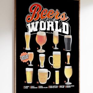 Beers of the World Art Print