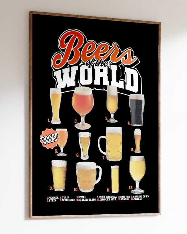 Beers of the World Art Print