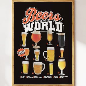 Beers of the World Art Print