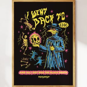 Black Death Art Print