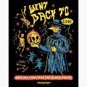 Black Death Art Print