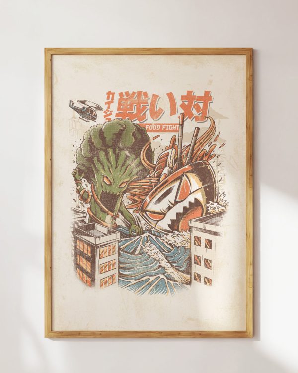 Brocco vs. Ramen Art Print