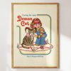 Caring for Your Demon Cat Art Print